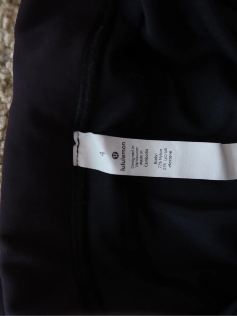 lululemon athletica Black High-Rise Leggings invigorate with pockets - Picture 4 of 4